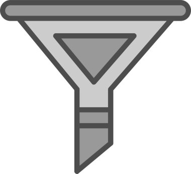 modada izole edilmiş arkaplanda huni simgesi 