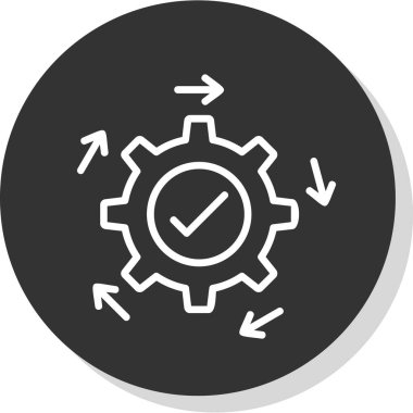 ayar vektör satırı simgesi