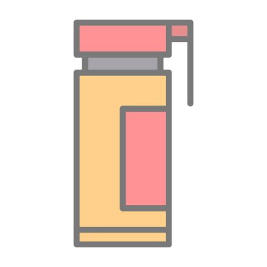 Şişe simgesinin vektör illüstrasyonu 