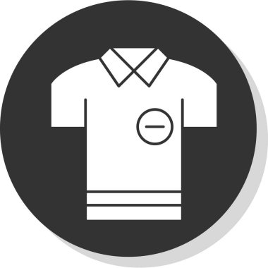 erkek t-shirt vektör düz simge