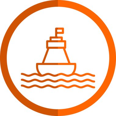 Simge vektör çizim şamandıra 