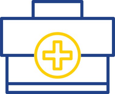 Tıbbi ve sağlık simgesinin vektör illüstrasyonu