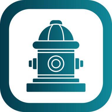 itfaiye musluğu simgesi, vektör illüstrasyonu 