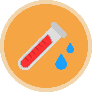 Kan tüpü. Basit resimleme