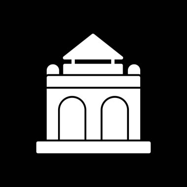 anıt simgesi, vektör çizimi