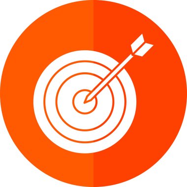 Hedef. Web simgesi basit illüstrasyon