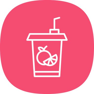 Eşsiz elma meyve vektörü simgesi