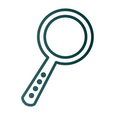 Düz arama simgesi vektör illüstrasyonu