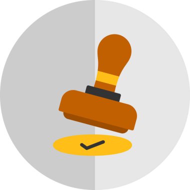 Damga web simge vektör çizim