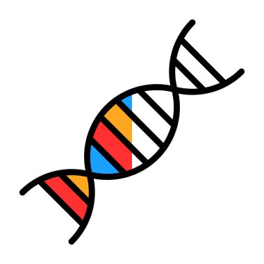 dna. Web simgesi basit illüstrasyon 