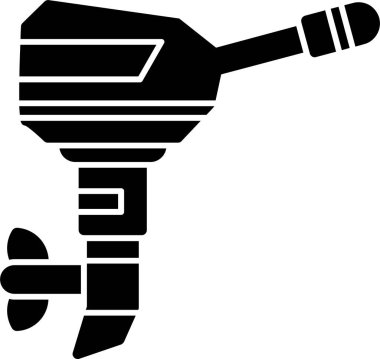 Meşale simgesi vektör illüstrasyonu