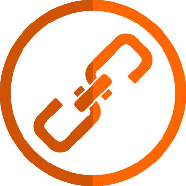 düz bağlantı vektör simgesi düz simgesi