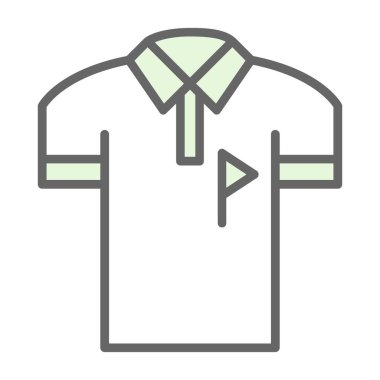 t-shirt simgesi veya logo izole edilmiş işaret sembolü çizimi