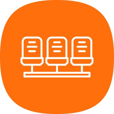 Sunucu. Web simgesi basit illüstrasyon