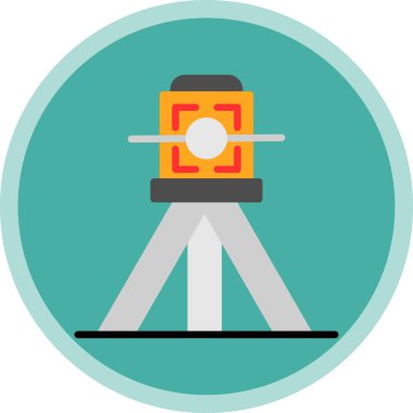 Lazer ağ simgesi vektör illüstrasyonu