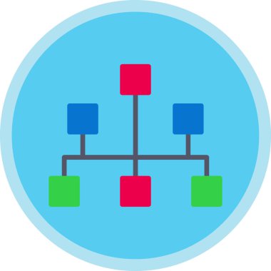 Durum haritası simgesi, vektör illüstrasyonu basit tasarım