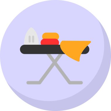 Demir tahta simgesi, illüstrasyon basit tasarım