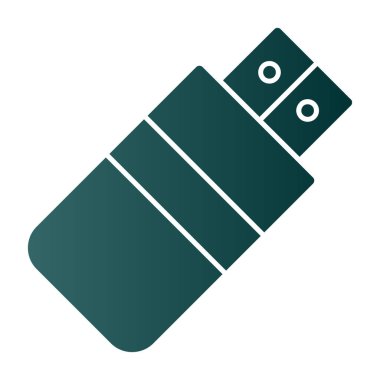 Usb satır simgesi. Tasarım için web şarkısı.