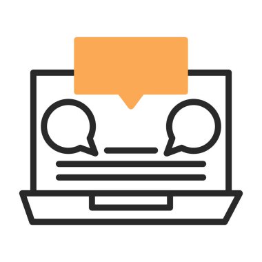 Konuşma baloncukları ikon vektör illüstrasyon tasarımı