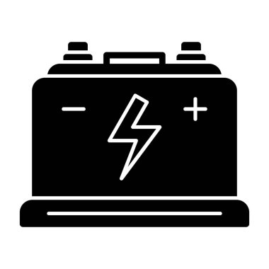 Pil. Web simgesi basit tasarım                       