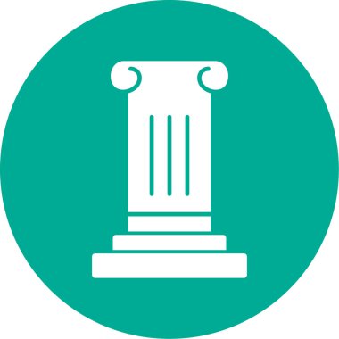 Sütun. Web simgesi basit illüstrasyon