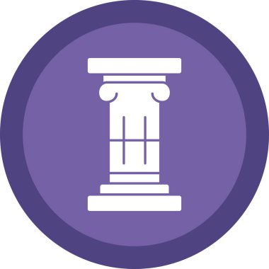 Sütun. Web simgesi basit illüstrasyon