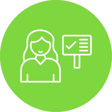 Kadın vektör illüstrasyonu