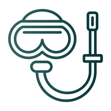 Bir karikatür ve simgenin vektör çizimi