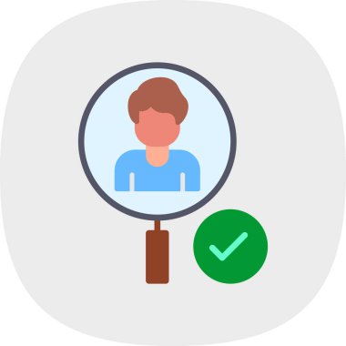 vektör düz renk simgesini bul