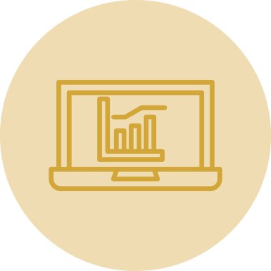 Modern simgenin vektör illüstrasyonu