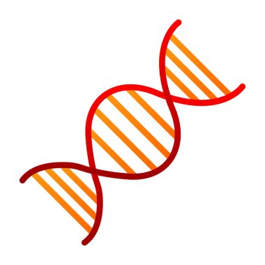 dna. Web simgesi basit illüstrasyon 