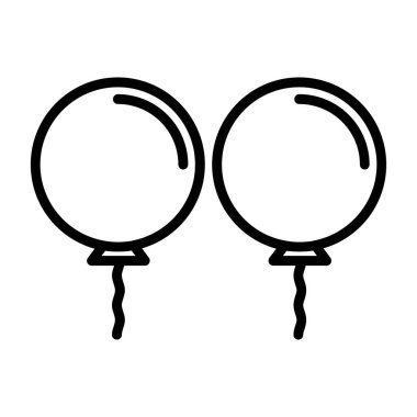 iki yuvarlak balon simgesi, taslak biçimi