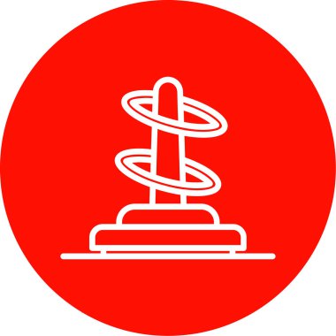 halka atma simgesi, vektör illüstrasyonu 