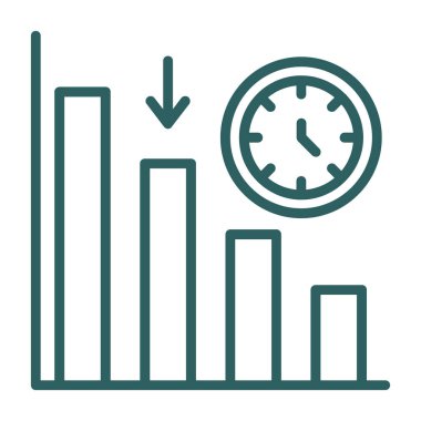 grafik ikonu vektör illüstrasyonu
