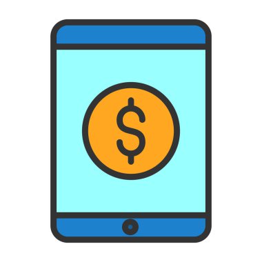 online ödeme kutsal kişilerin resmi, vektör çizim