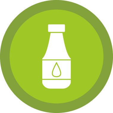 Şişe simgesinin vektör illüstrasyonu 