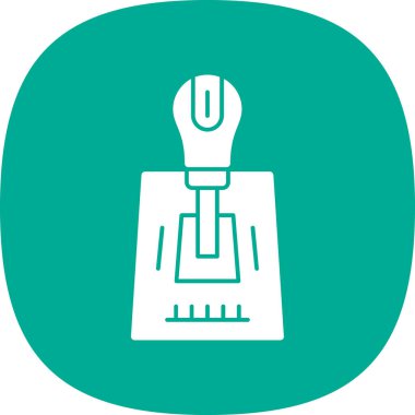 Benzersiz Robot Vektör Kabartma Simgesi