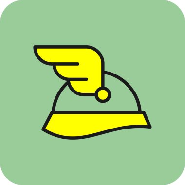 Miğfer. Web simgesi basit tasarım