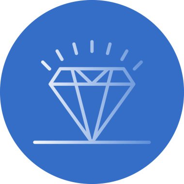 Elmas düz simge, vektör illüstrasyon tasarımı