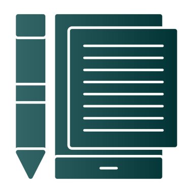 vector illustration of a pen icon.
