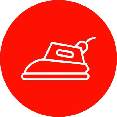 Ütü. Web simgesi basit illüstrasyon 