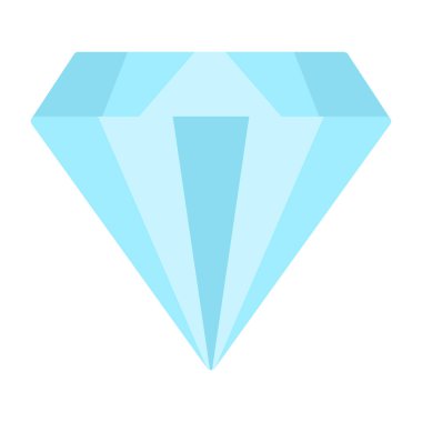 Elmas düz simge, vektör illüstrasyon tasarımı