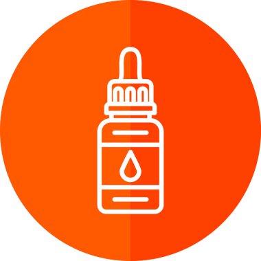 Bir şişe sıvının vektör çizimi