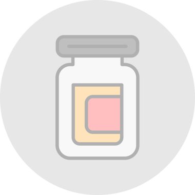 Tıp düz vektör simgesi