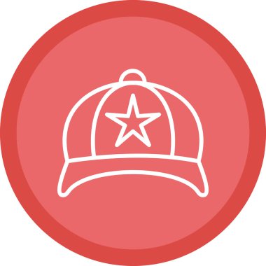 hat simgesi, vektör illüstrasyonu basit tasarım