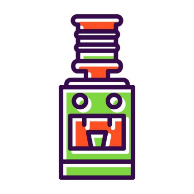 ilaç tasarımı vektör illüstrasyonlu izole şişe