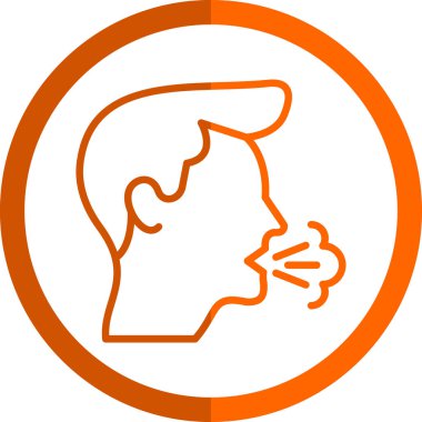 baş tüten vektör simgesi