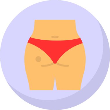 Modern simge, vektör illüstrasyonunu kısaltır