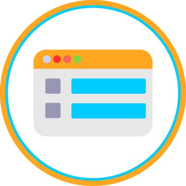 Vektör illüstrasyonu, simge ögesi