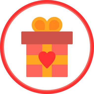 hediye kutusu vektör simgesi 